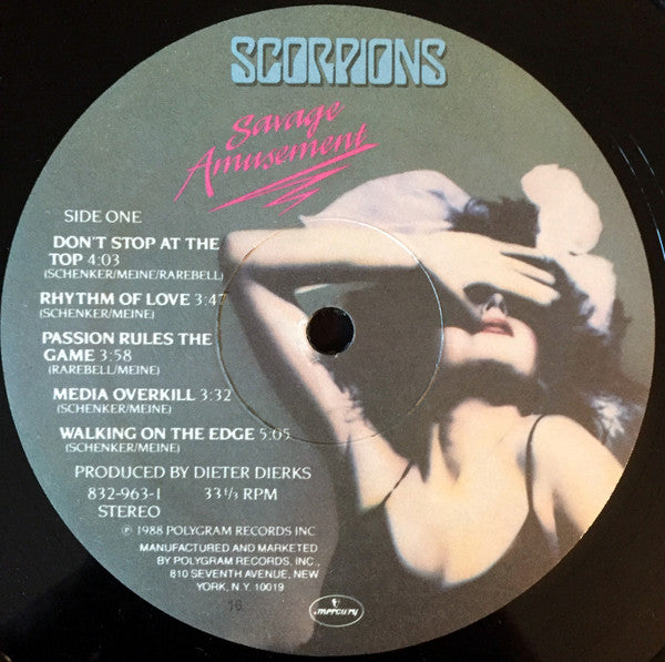 Scorpions - Savage Amusement