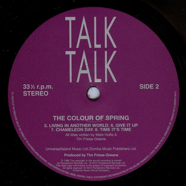Talk Talk - The Colour Of Spring (nuovo)