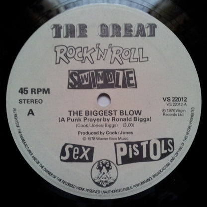 Sex Pistols - The Biggest Blow (A Punk Prayer By Ronnie Biggs) / My Way