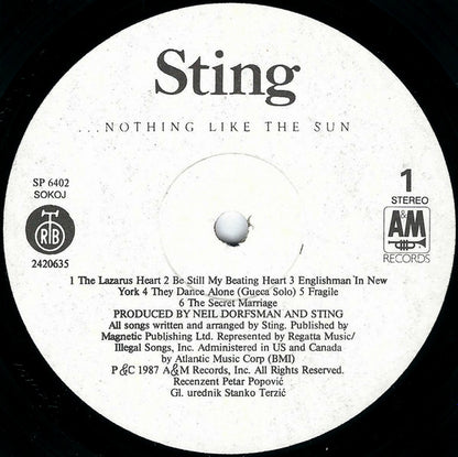 Sting - ...Nothing Like The Sun