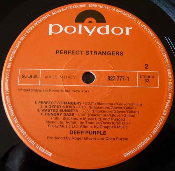 Deep Purple - Perfect Strangers