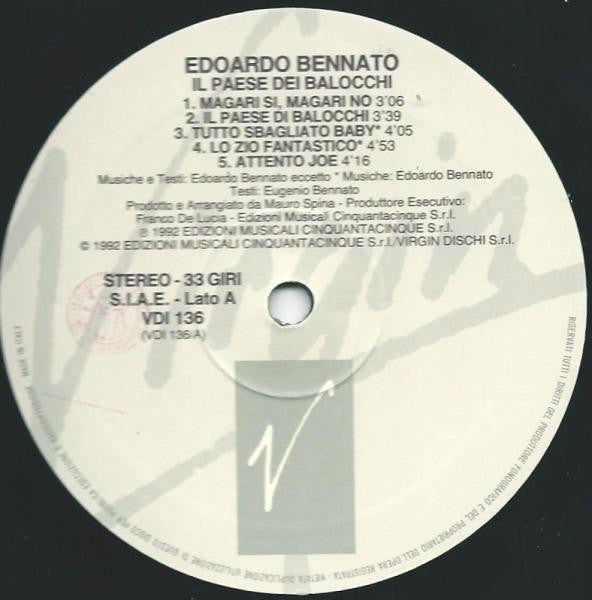 Edoardo Bennato - Il Paese Dei Balocchi