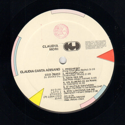 Claudia Mori - Claudia Canta Adriano