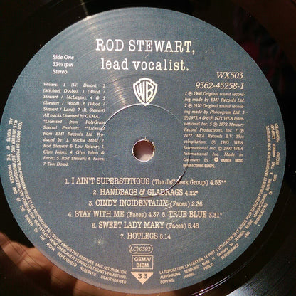 Rod Stewart - Lead Vocalist