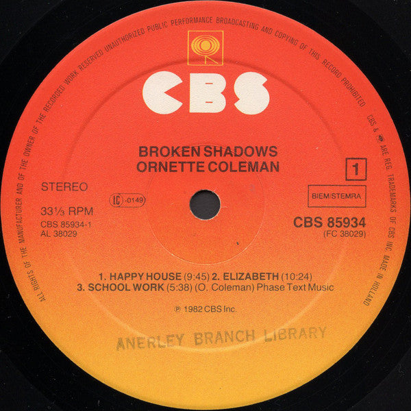 Ornette Coleman - Broken Shadows