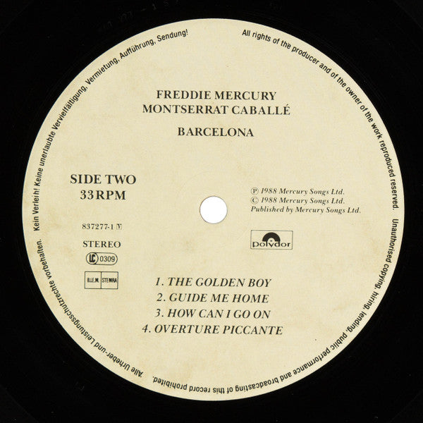 Freddie Mercury - Barcelona