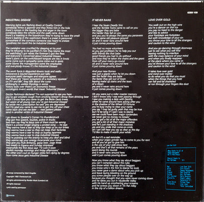 Dire Straits - Love Over Gold