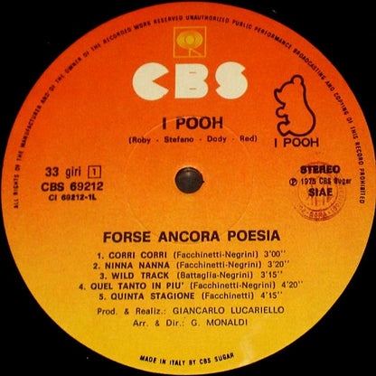 Pooh - Forse Ancora Poesia