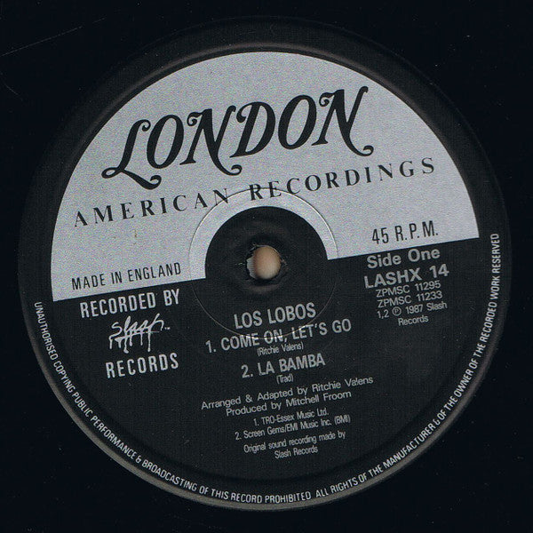 Los Lobos - Come On, Let's Go