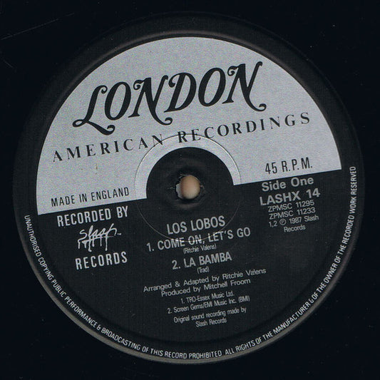 Los Lobos - Come On, Let's Go