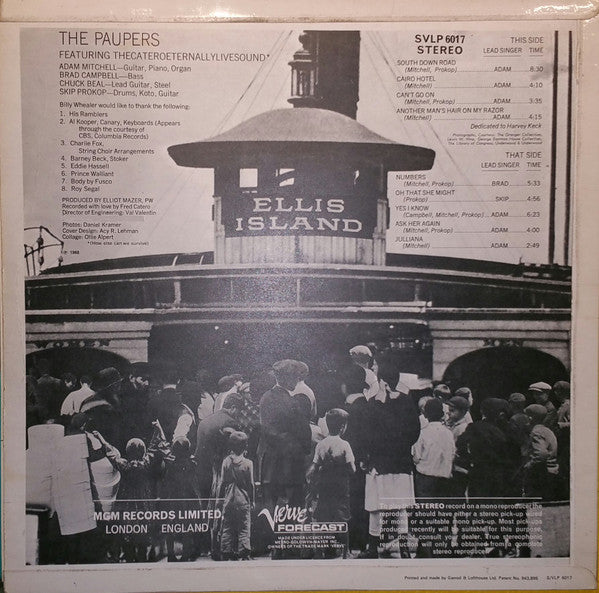 The Paupers - Ellis Island
