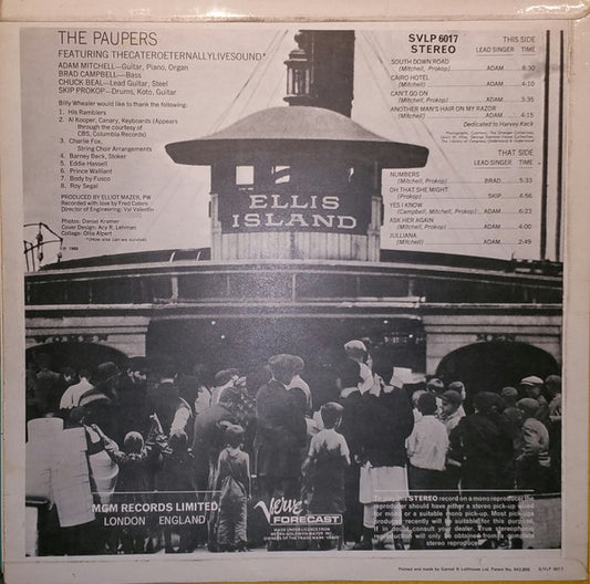 The Paupers - Ellis Island