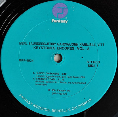 Merl Saunders, Jerry Garcia, John Kahn, Bill Vitt - Keystone Encores Volume II