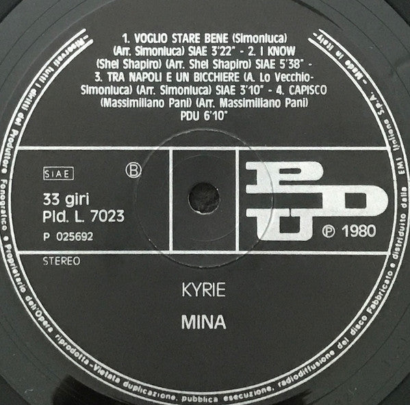 Mina - Kyrie