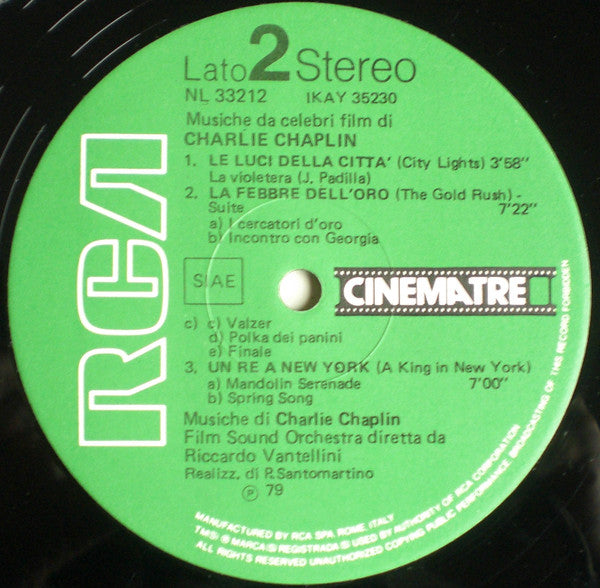 Film Sound Orchestra - Musiche Da Celebri Film Di Charlie Chaplin