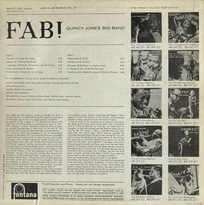 The Quincy Jones Big Band - Fab!