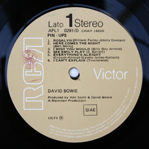 David Bowie - Pinups