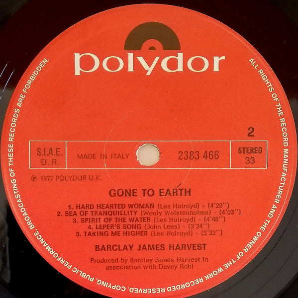 Barclay James Harvest - Gone To Earth