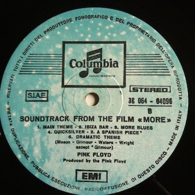 Pink Floyd - Soundtrack From The Film "More"