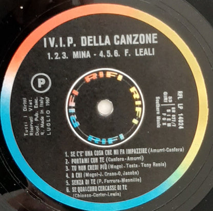 Mina / Giganti / Leali ‎– V.I.P Della Canzone