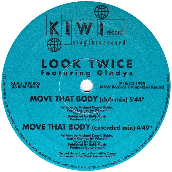 Look Twice - Move That Body