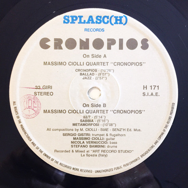 Massimo Ciolli - Cronopios