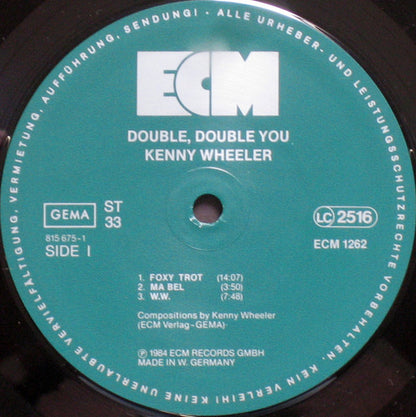 Kenny Wheeler, Mike Brecker, John Taylor, David Holland, Jack Dejohnette ‎– Double, Double You