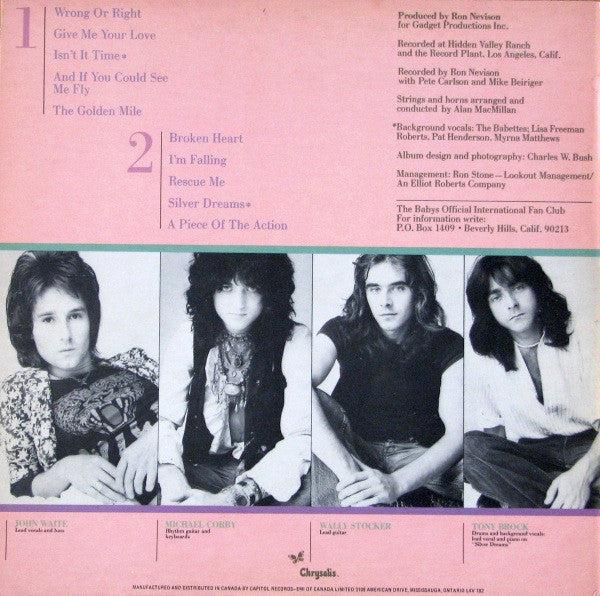 The Babys - Broken Heart