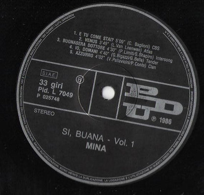Mina - Si, Buana
