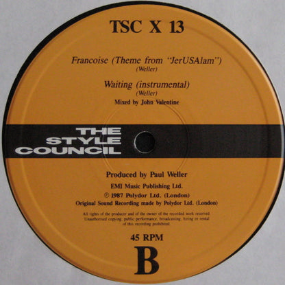 The Style Council - Waiting