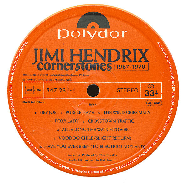 Jimi Hendrix - Cornerstones 1967 - 1970