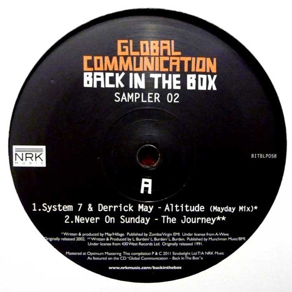 Global Communication - Back In The Box (Sampler 02)