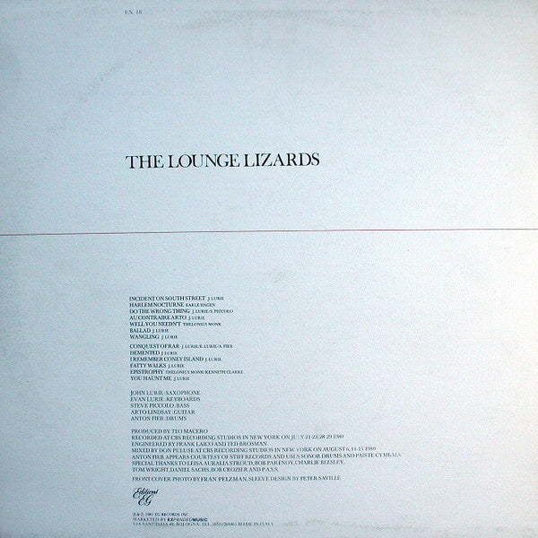 Lounge Lizards - The Lounge Lizards
