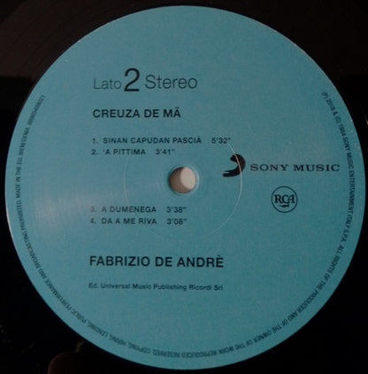 Fabrizio De André - Creuza De Mä (nuovo)