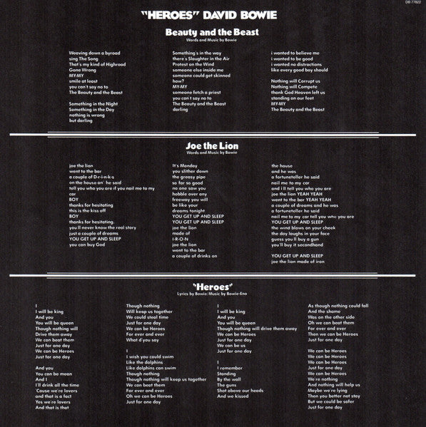 David Bowie - "Heroes"