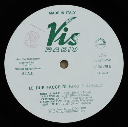Nino D'Angelo - Le Due Facce Di D'Angelo (Storia - Core 'E Papà)