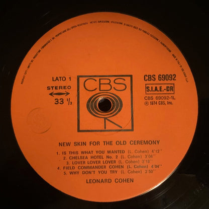 Leonard Cohen - New Skin For The Old Ceremony