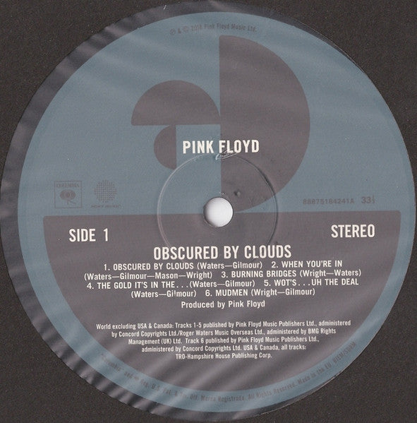 Pink Floyd - Obscured By Clouds (nuovo)