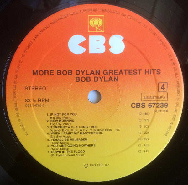 Bob Dylan - More Bob Dylan Greatest Hits
