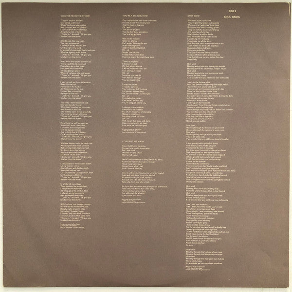 Bob Dylan - Hard Rain
