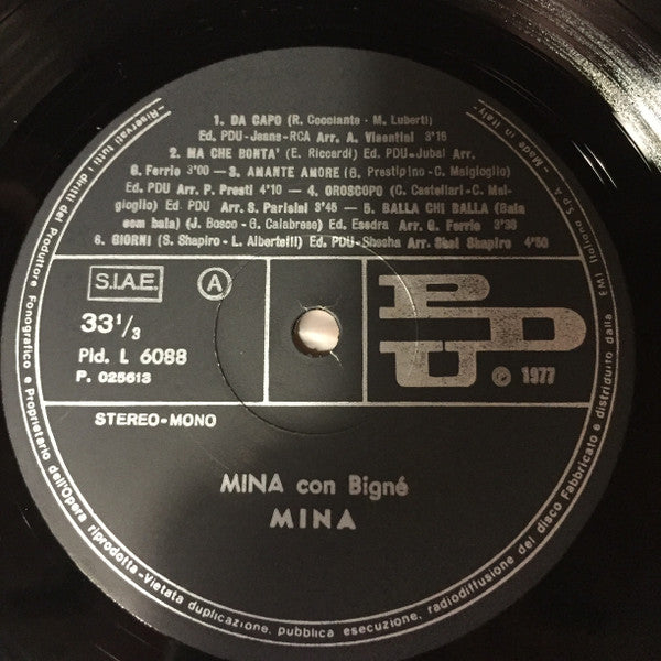 Mina - Mina Con Bigné