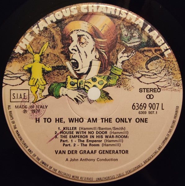 Van Der Graaf Generator - H To He Who Am The Only One