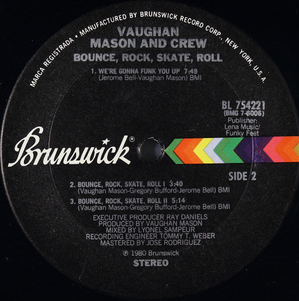 Vaughan Mason & Crew - Bounce, Rock, Skate, Roll (SOLO DISCO)