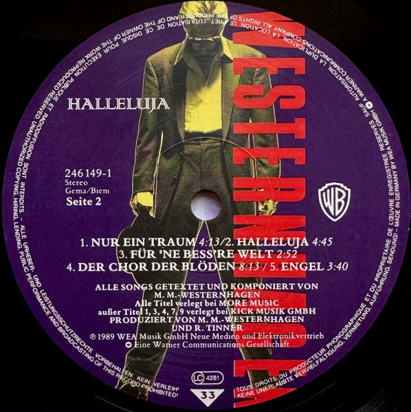 Marius Müller-Westernhagen - Halleluja