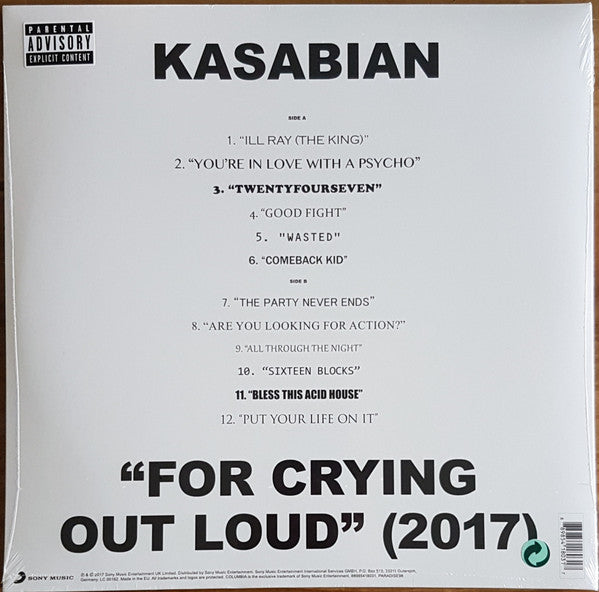 Kasabian - For Crying Out Loud (2017)