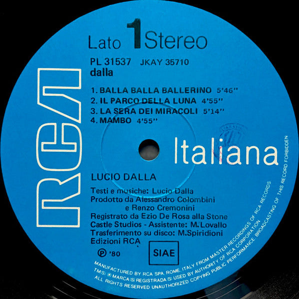 Lucio Dalla - Dalla
