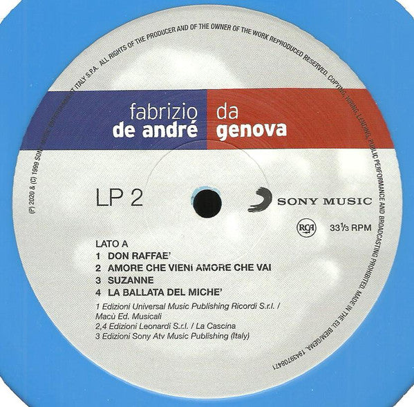 Fabrizio De André - Da Genova