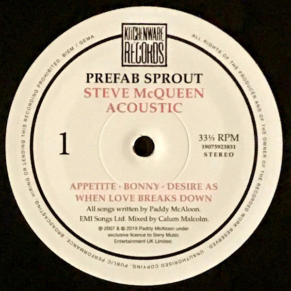 Prefab Sprout - Steve McQueen Acoustic