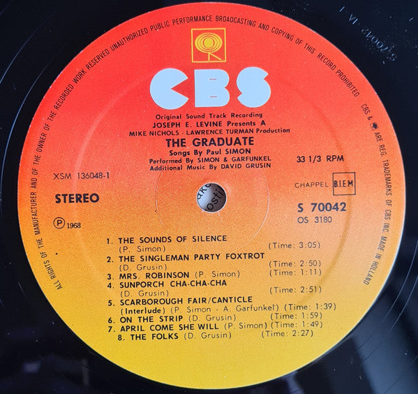 Paul Simon - The Graduate (The Original Soundtrack Recording)