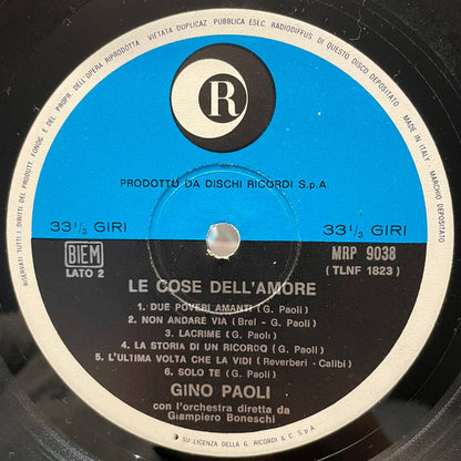 Gino Paoli - Le Cose Dell'Amore